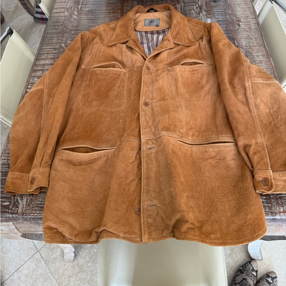 Vintage barely worn authentic suede jacket - Picture 1 of 10